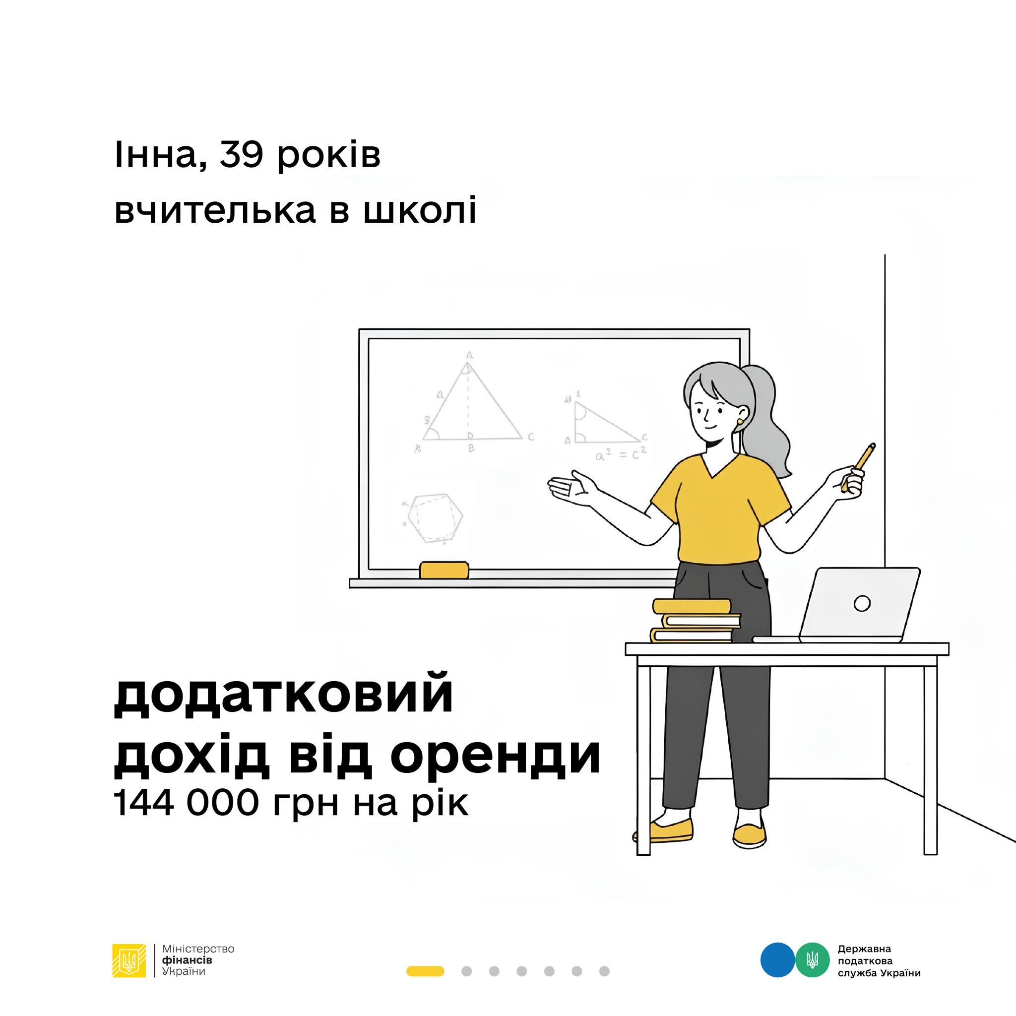 39-річна Інна працює вчителькою у Луцьку та має додатковий дохід від здачі в оренду квартири. 