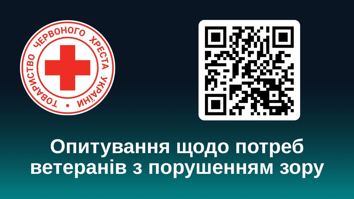 Опитування щодо потреб ветеранів з порушенням зору